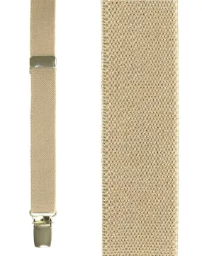 "Beige Oxford" Suspenders