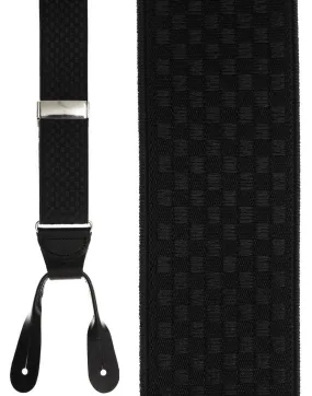 "Black Checkers" Suspenders