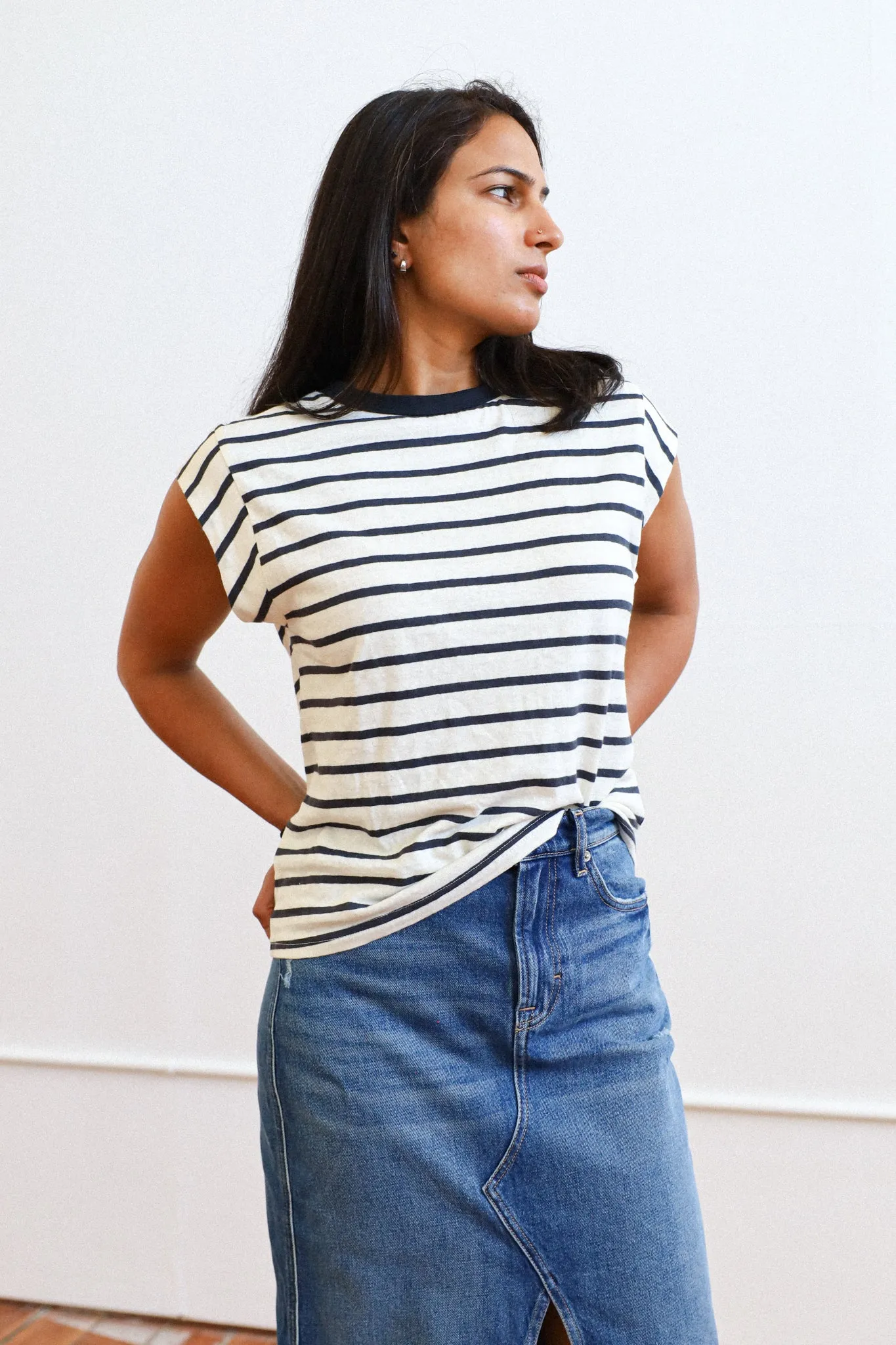 Relaxed Boxy Muscle Hemp Tee