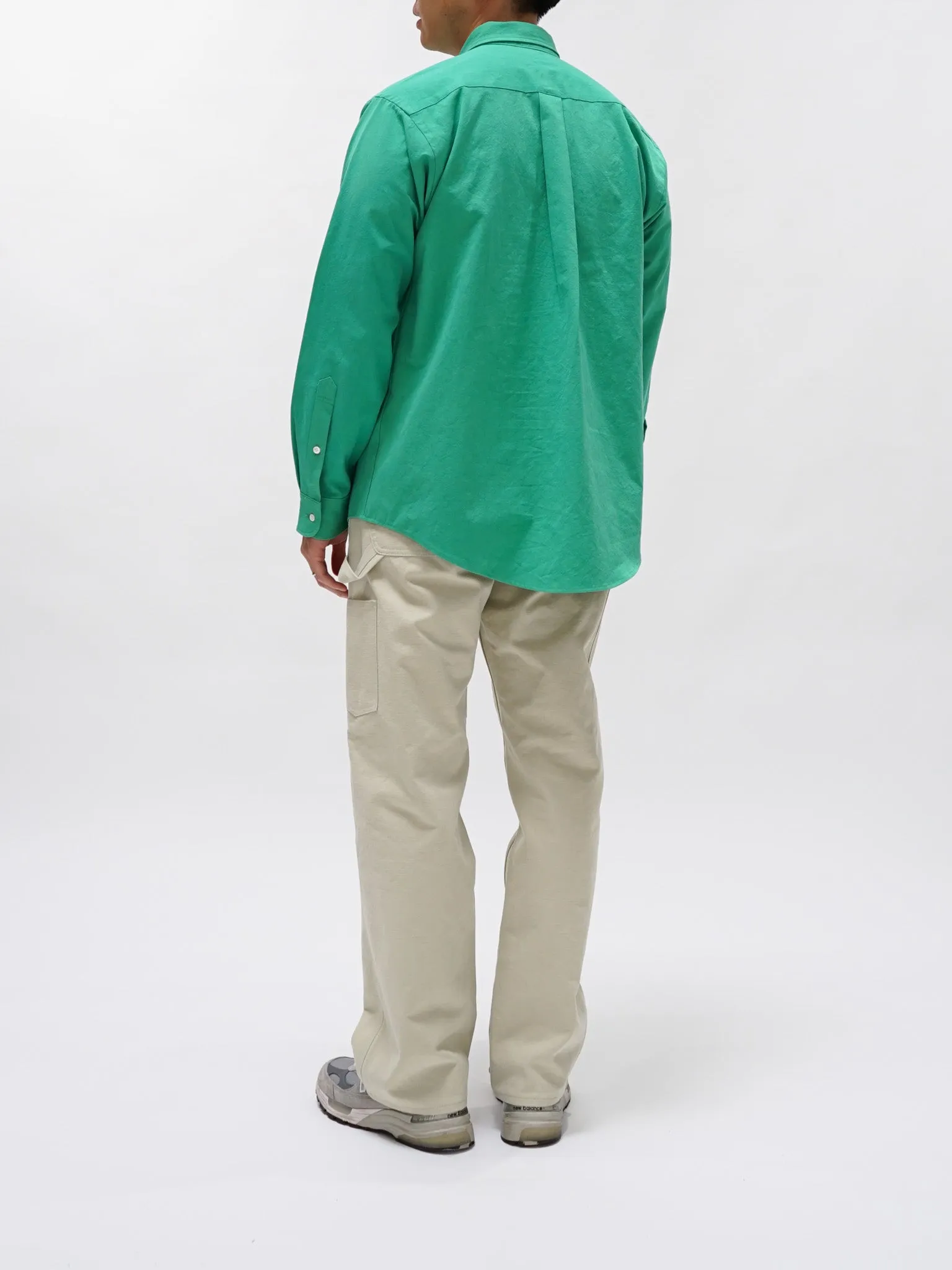 Relaxed Button Down Shirt - Green