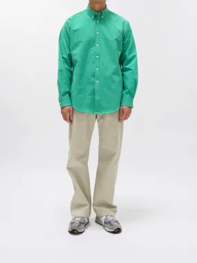 Relaxed Button Down Shirt - Green