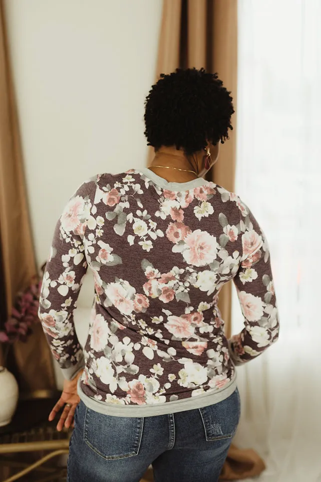 Relaxed Knit Floral