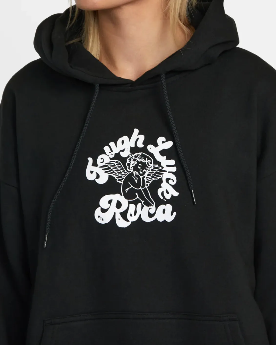 RVCA Womens Tough Luck Baggie BF Hoodie