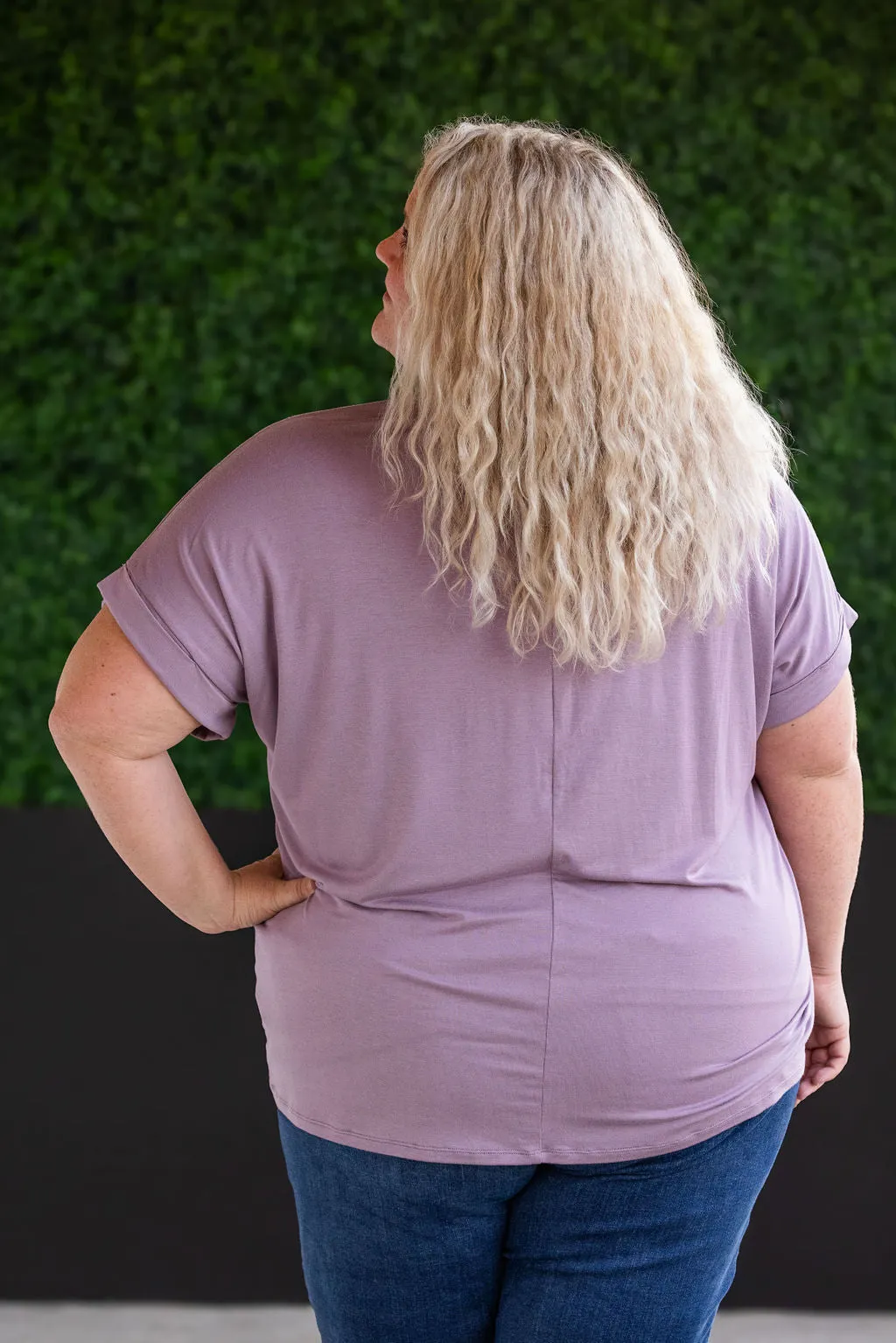 Sierra Pocket Top - Dusty Purple by Michelle Mae