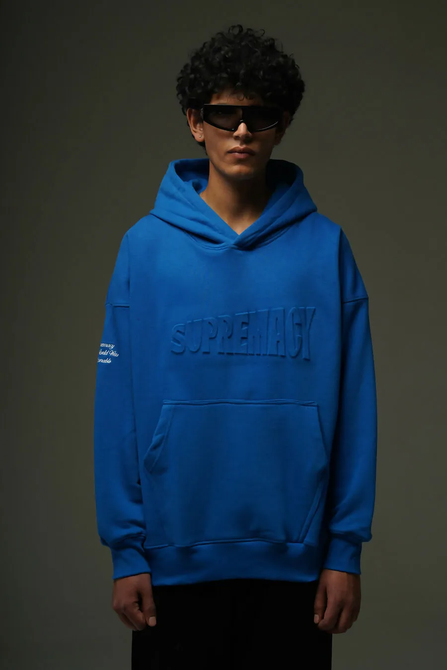 SUPREMACY HOODIE -COBALT BLUE