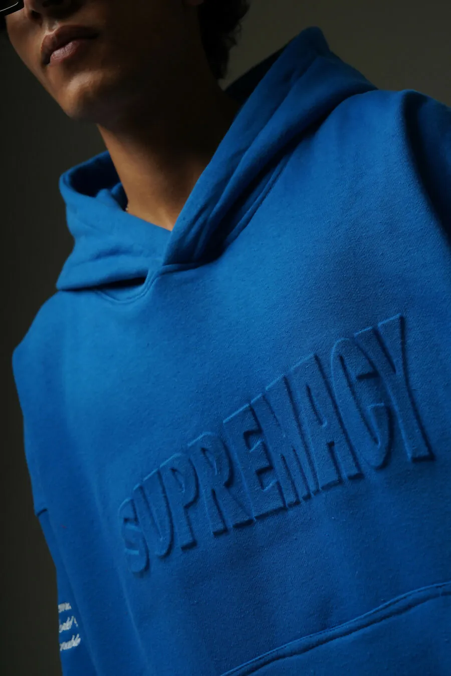 SUPREMACY HOODIE -COBALT BLUE