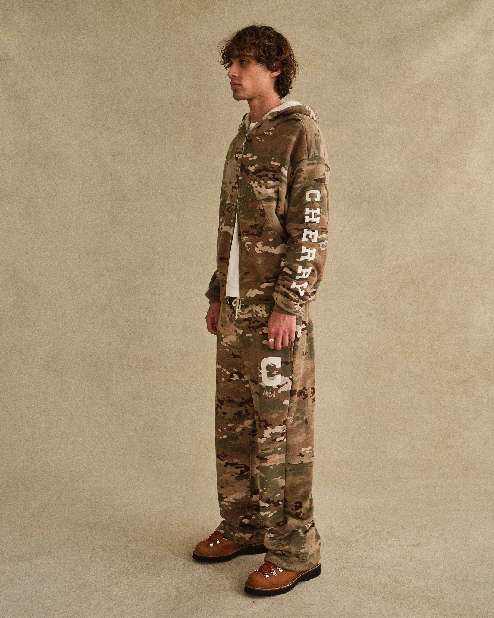 Thermal Zip-Up Hoodie (Camo)