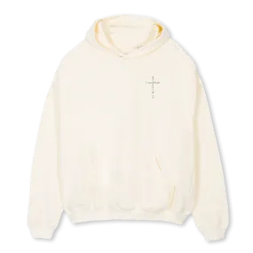 UPEM HOODIES Cream Oversized Hoodie.