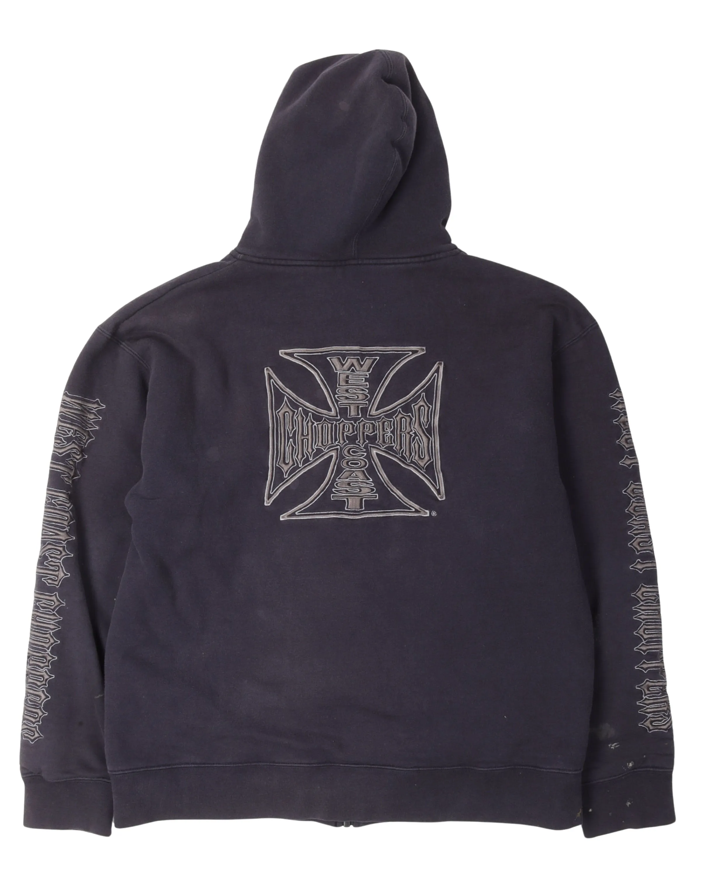 West Coast Choppers Thermal Zip-Up Hoodie