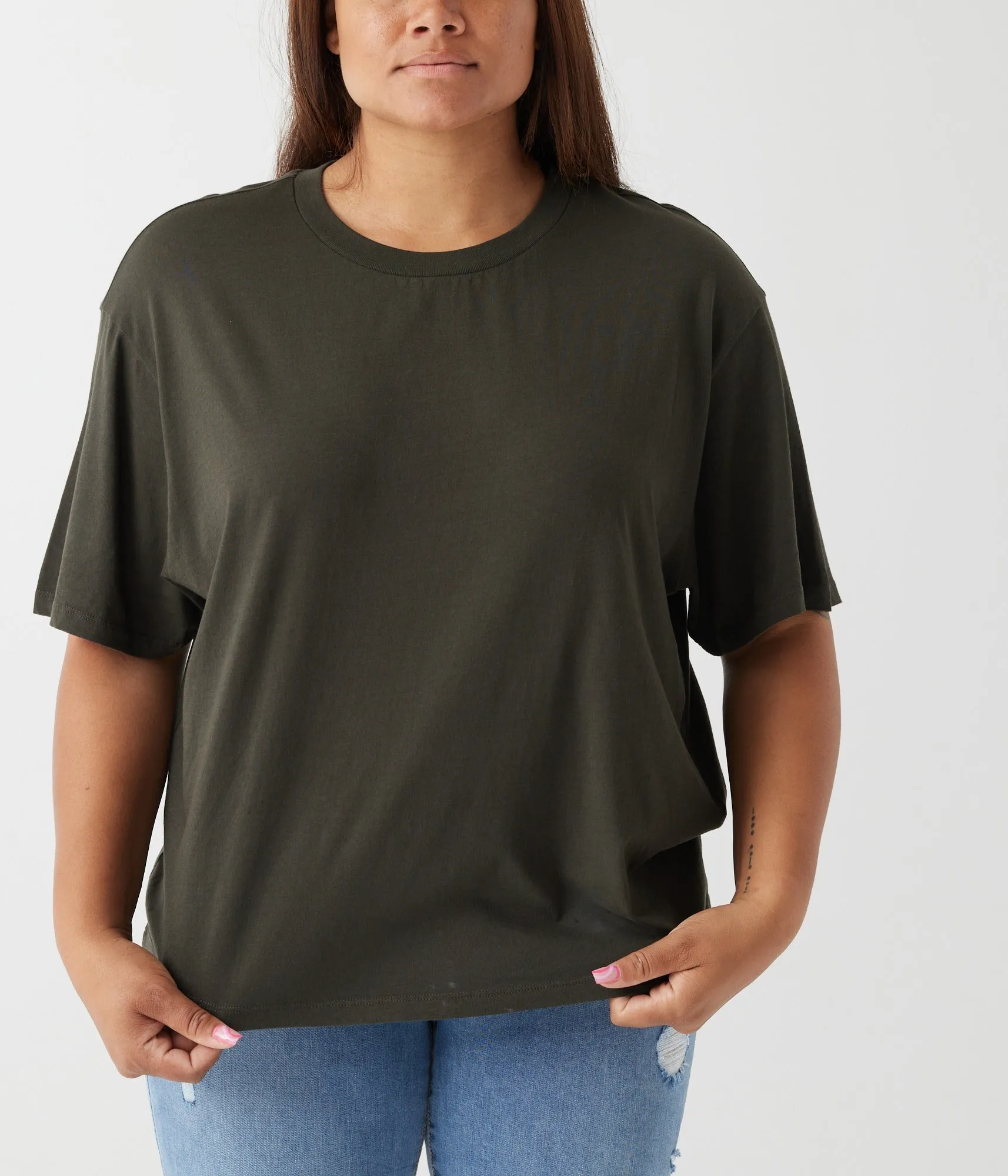 Women's Relaxed Shirt - Washed Black